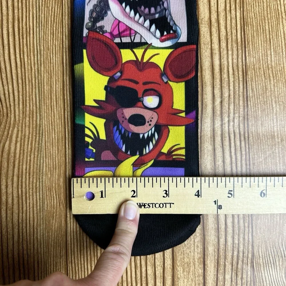 Five Night at Freddy’s Freddy Fazbear And Crew Crew Socks Unisex Midcalf FNaF‎